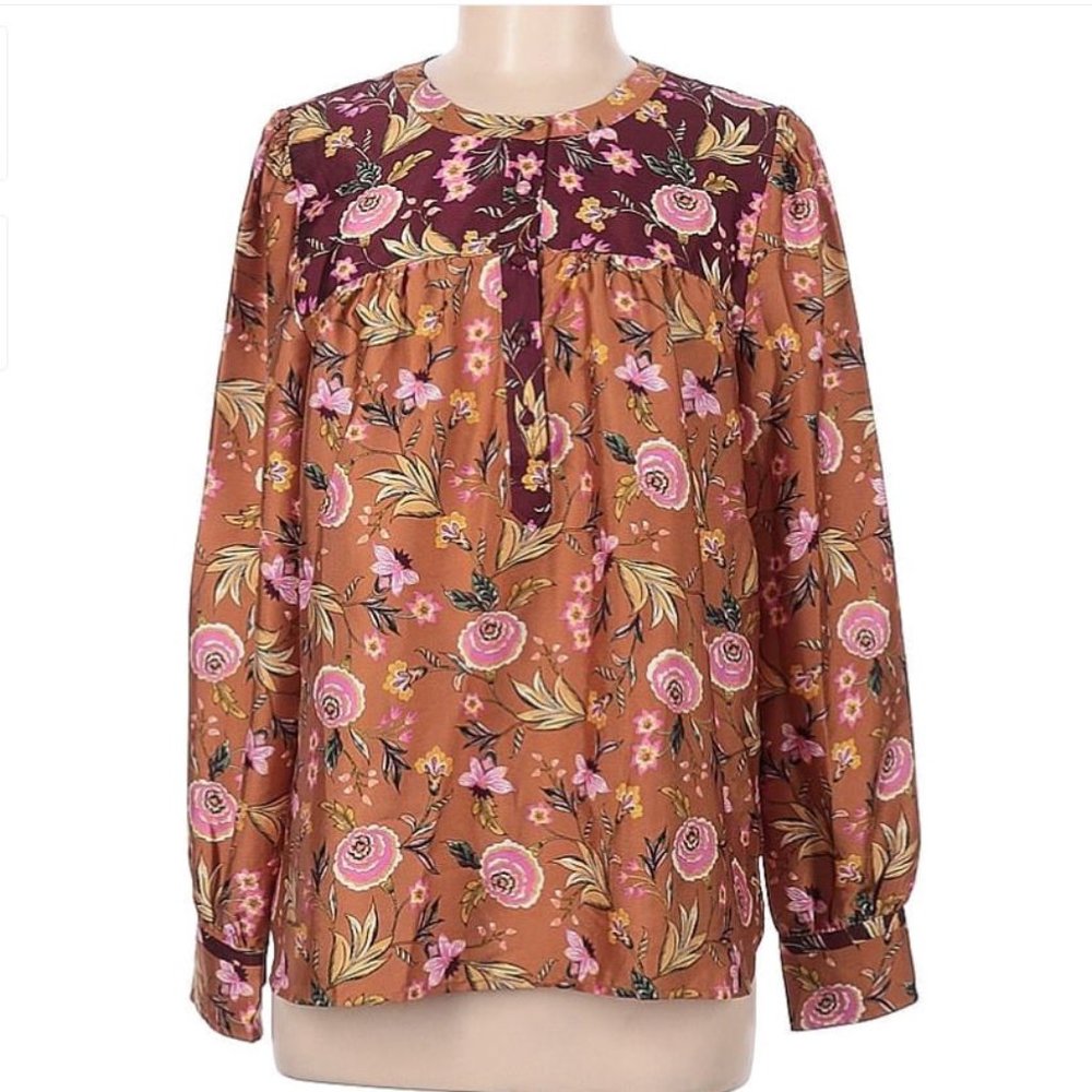 Ann Taylor Loft long sleeve blouse XL